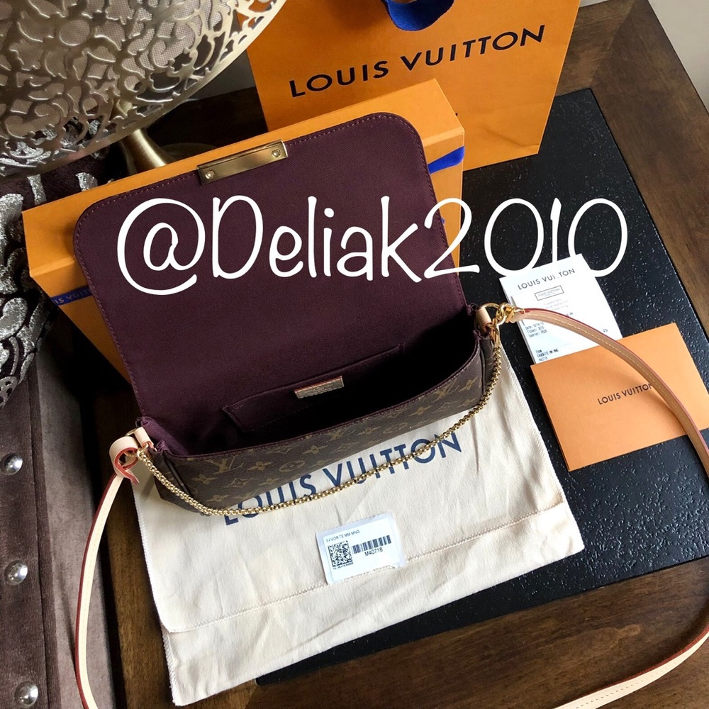 SOLD! Louis Vuitton Favorite MM Monogram RARE ππ¦ - Picture 6 of 8
